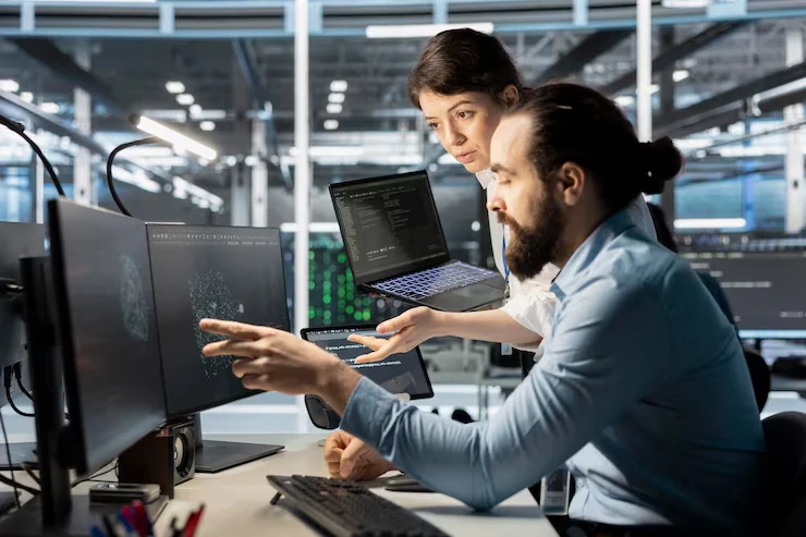 Business technology support team